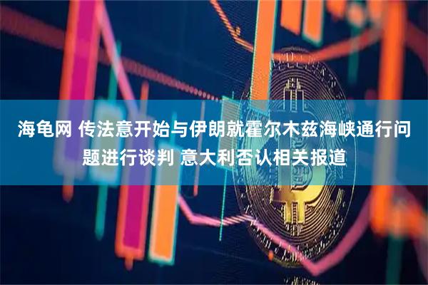 海龟网 传法意开始与伊朗就霍尔木兹海峡通行问题进行谈判 意大利否认相关报道