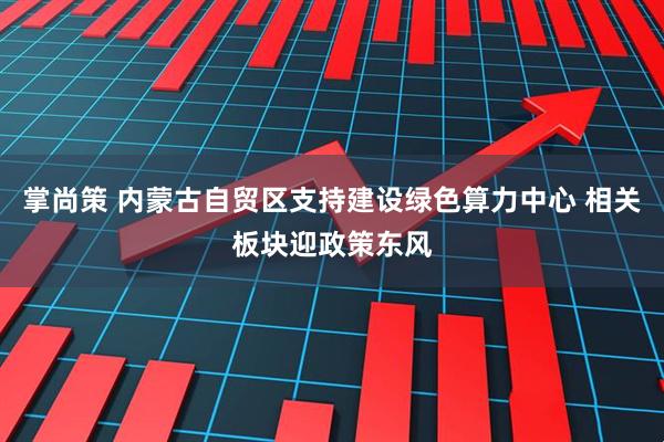 掌尚策 内蒙古自贸区支持建设绿色算力中心 相关板块迎政策东风