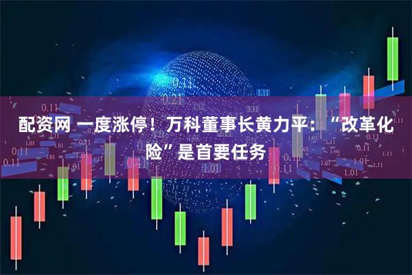 配资网 一度涨停！万科董事长黄力平：“改革化险”是首要任务