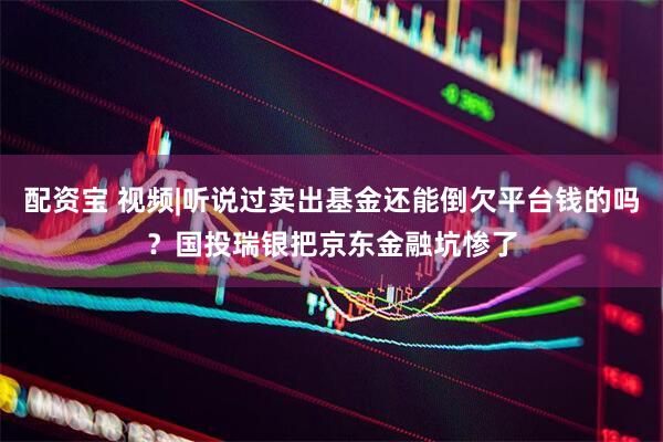 配资宝 视频|听说过卖出基金还能倒欠平台钱的吗？国投瑞银把京东金融坑惨了