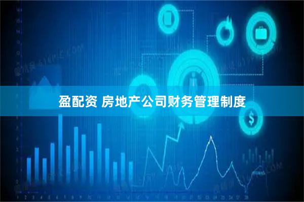 盈配资 房地产公司财务管理制度