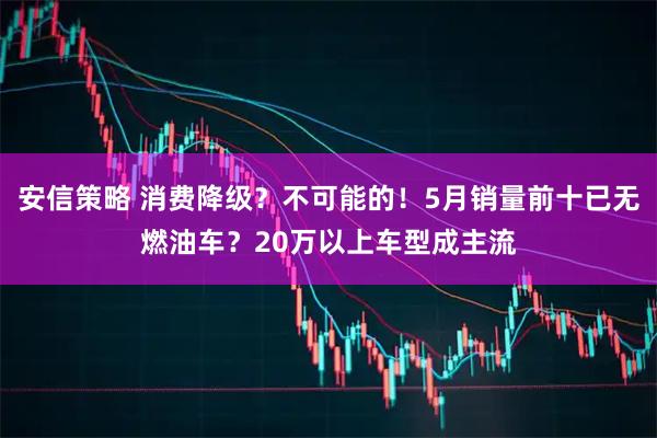 安信策略 消费降级？不可能的！5月销量前十已无燃油车？20万以上车型成主流
